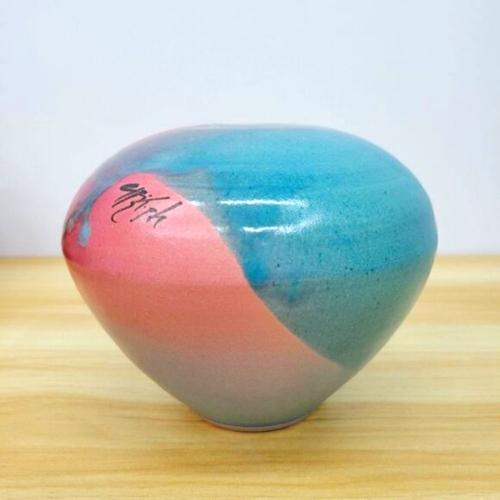 Christopher "Christoph" Heede Arizona Studio Pottery Ruku Jug Vase Vessel - Picture 5 of 16
